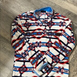 Southern Marsh Multicolor Fleece fits like a small